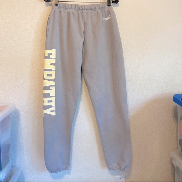 The Mayfair Group Empathy Always Slate grey sweatpants, size XS - Picture 4 of 16